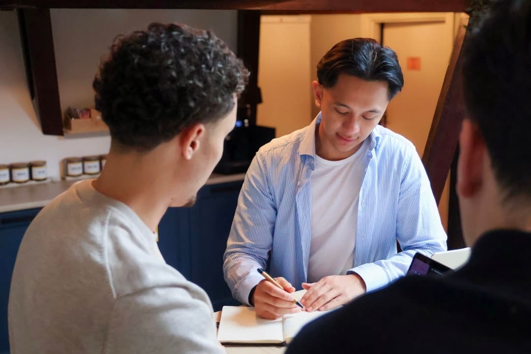 Nodient team aan het werk